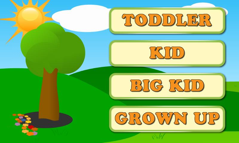 Android application Word Bubbles for Kids screenshort