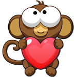 Bubble Monkey Valentine's Day! Apk
