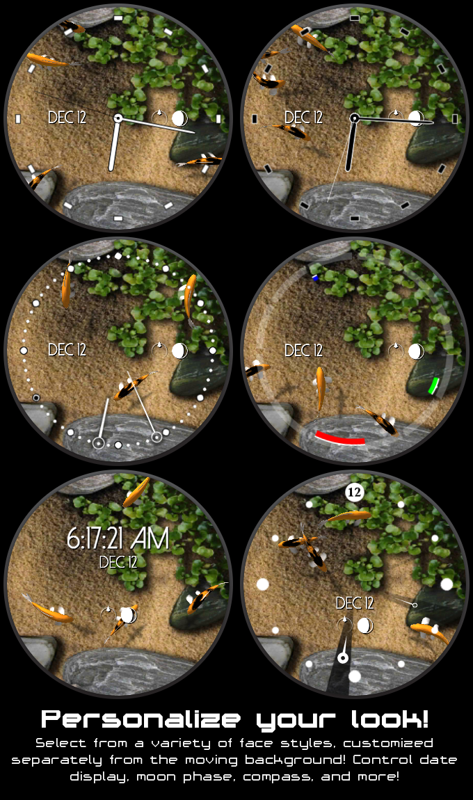 Koi Watch Face Screen 1