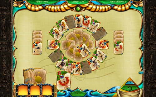 Android application Solitaire Egypt (English) screenshort