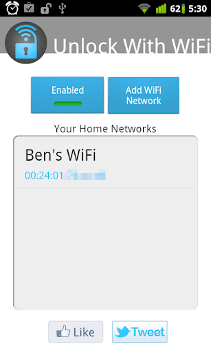 Unlock With WiFi Trial
