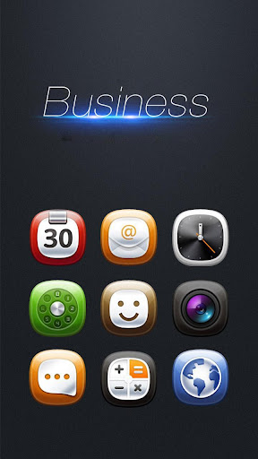 Business Hola Launcher テーマ