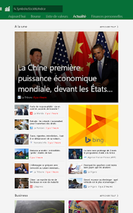  MSN Finance- Cours des actions – Vignette de la capture d'écran  