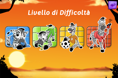 Screenshot dell'applicazione Android Live Puzzle! African Animals