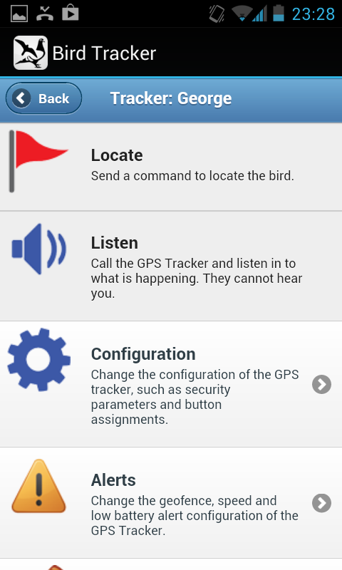 Bird Tracker Screen 3