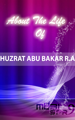 HAZRAT ABU BAKR SIDDIQ R.A