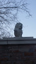 Lion Statue on a wall