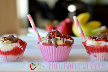 Healthy Banana Split Bites