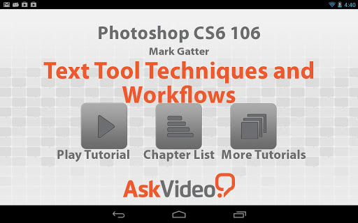 Photoshop CS6 106 - Text Tool