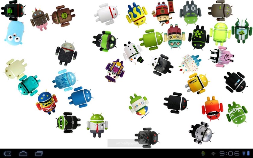Falling Android Collectibles Screen 3