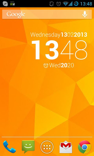 JB+ Digital Clock Widget