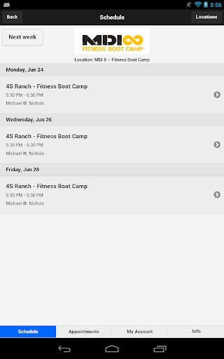 MDI 8 FITNESS BOOT CAMP