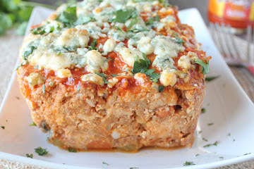 Blue Cheese Buffalo Chicken Meatloaf