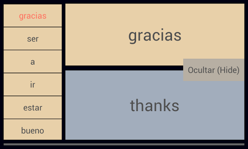 Spanish words self study book