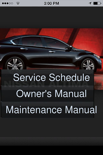 2014 Altima Service Guide