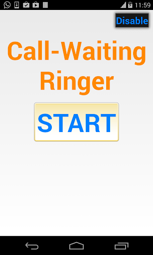 Call Waiting Ringer