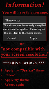 ReBorn Red - AOSP/CM Theme - screenshot thumbnail