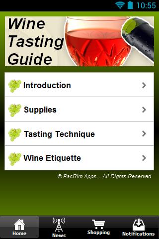 Wine Tasting Guide