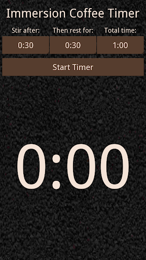 Immersion Coffee Timer