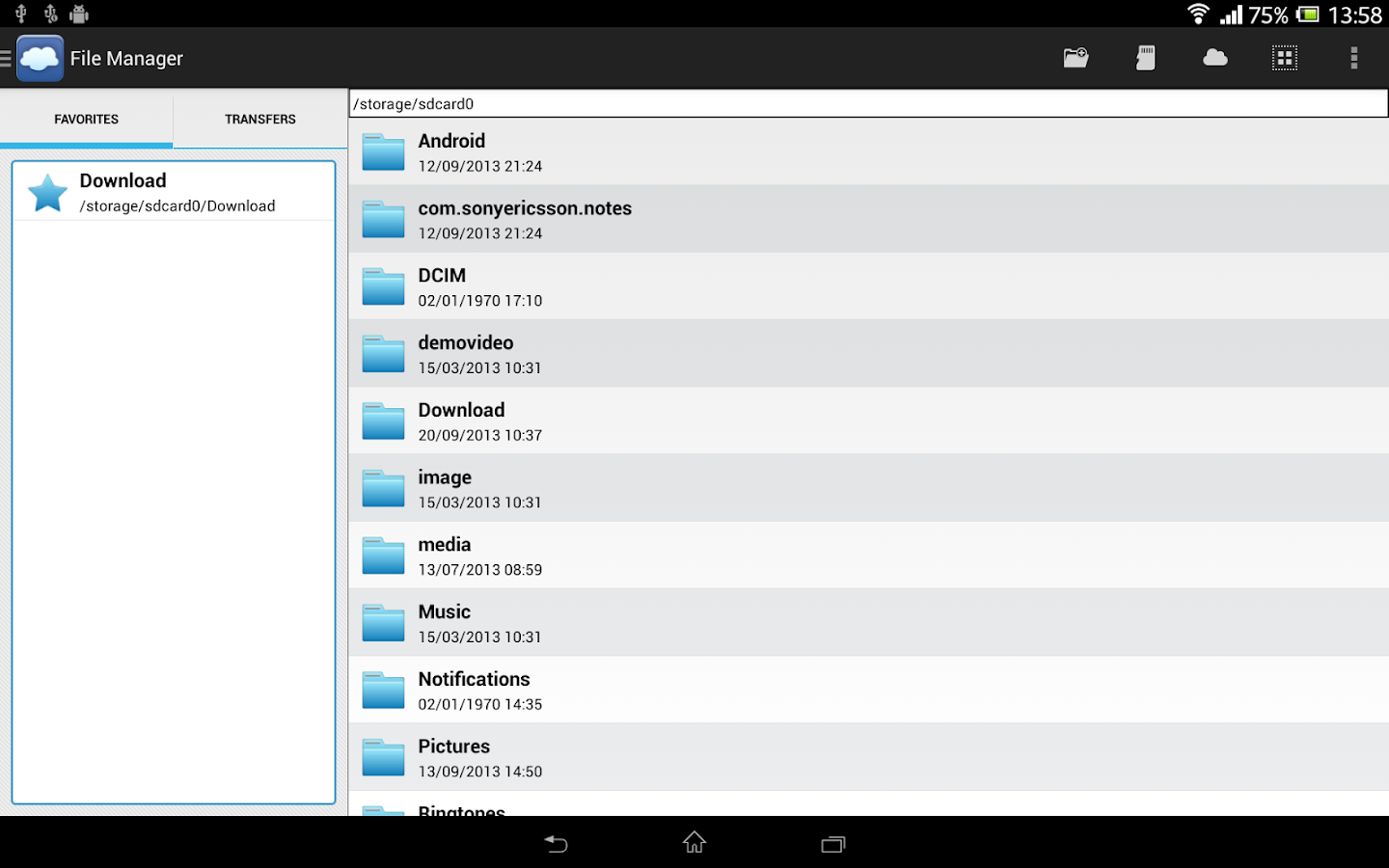FolderSync - screenshot