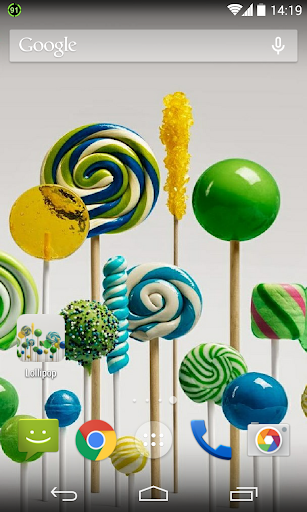 Lollipop Live Wallpaper