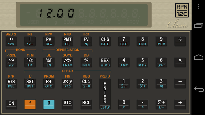 ClassicRPN Screen 2