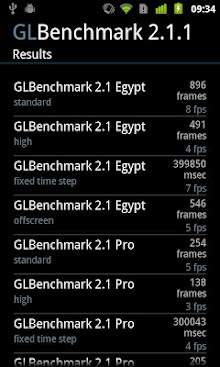 GLBenchmark 2.1.4