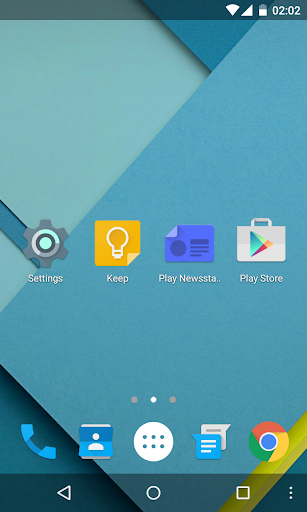 Lollipop 5.0 Go Launcher Theme