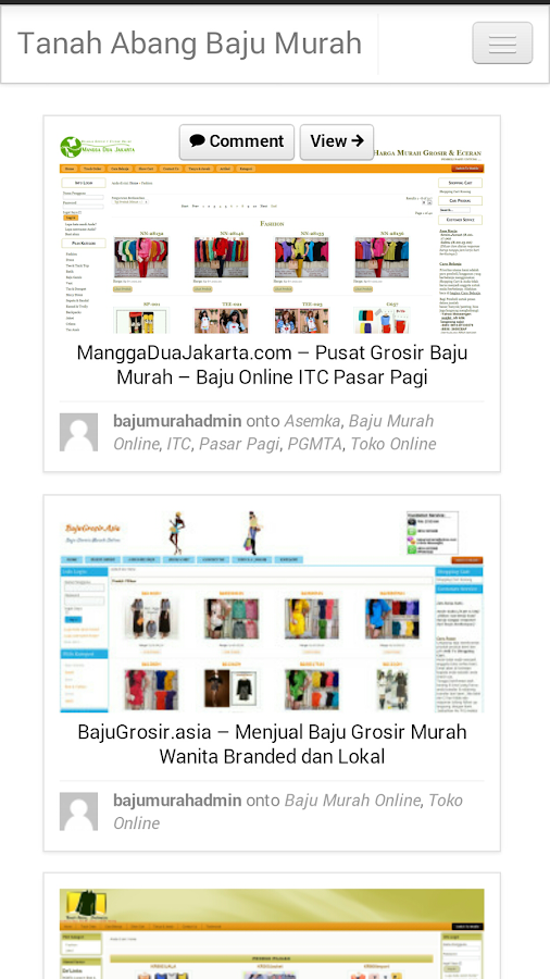 Toko Baju Murah  Tanah  Abang  Android Apps on Google Play