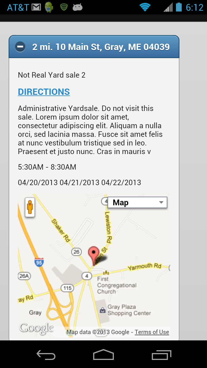 Yard Sale Season Mobile Screen 3