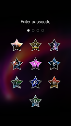 Star Keypad Lock Screen poster 7