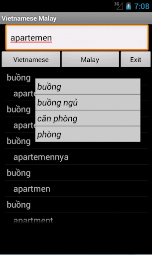 Vietnamese Malay Dictionary