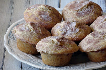 Sugar Crusted Plum Muffins