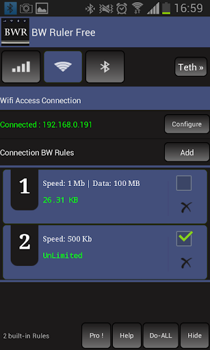 Bandwidth ruler Free [wo ROOT]
