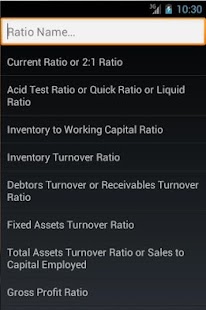 Ratio analysis