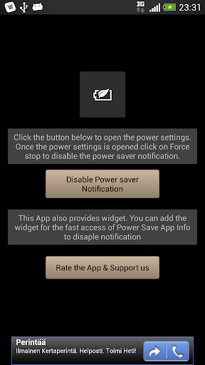 Power Saver Disable HTC