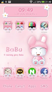 How to mod BABU GO LAUNCHER THEME 1.1 unlimited apk for bluestacks