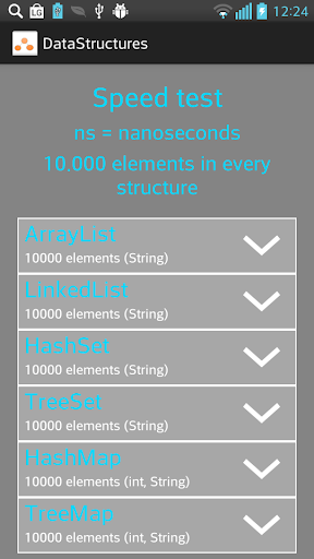 Data Structures Speed Test