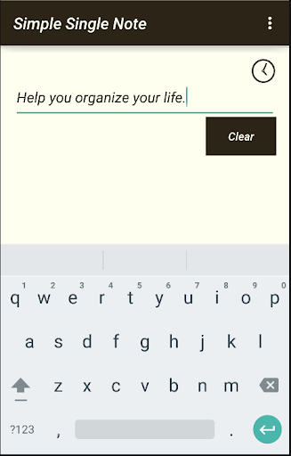 【免費生產應用App】Simple Single Note-APP點子