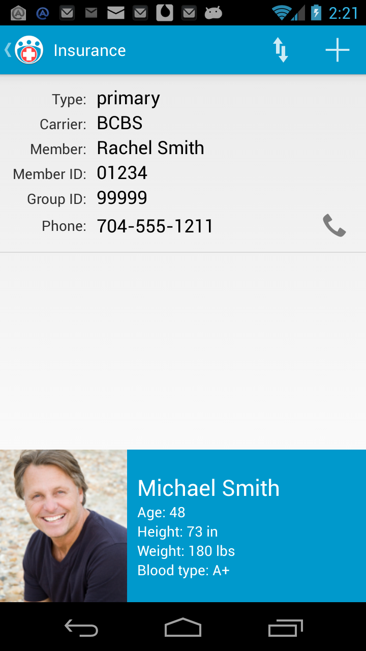 Family Medical Info Screen 3