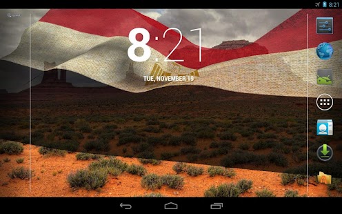 3D Egypt Flag Live Wallpaper