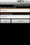Crown Molding Calc Pro Select