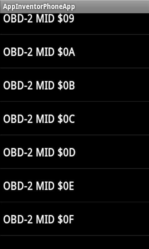 OBD-2 Mode-06 Translator Screen 3