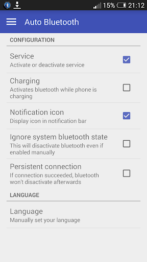 Auto Bluetooth donate