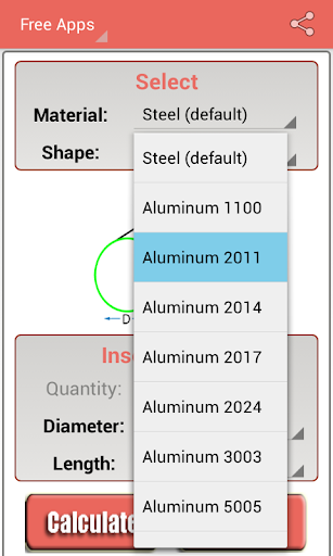 【免費書籍App】Calculate Metal Weight-APP點子