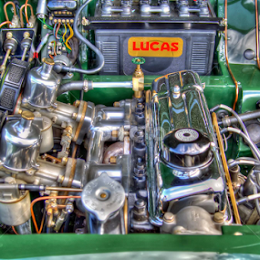 triumph engine block by Mark Shepherdson - Transportation Automobiles