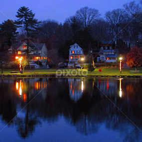 Binney Park, Old Greenwich, CT. 6:25 a.m. by John Hayes - City,  Street & Park City Parks