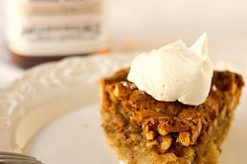 Kentucky Derby Chocolate Bourbon Walnut Pie