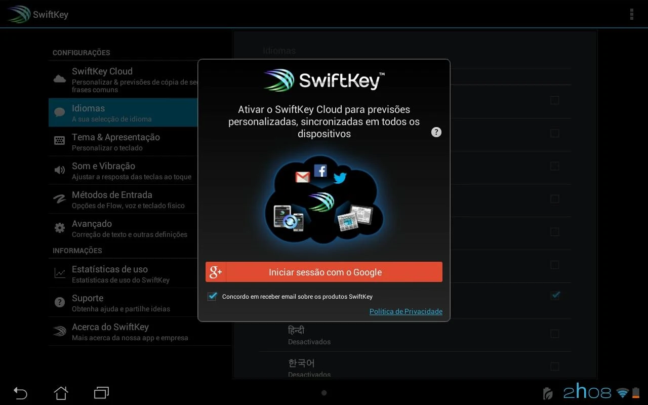 Teclado SwiftKey - screenshot