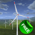 Wind Turbines 3D Free logo